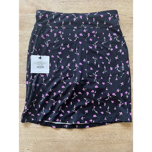 Belyn Key Golf Skort Stretch Black w/ Pink Cherries XXSmall NWT - Picture 3 of 9